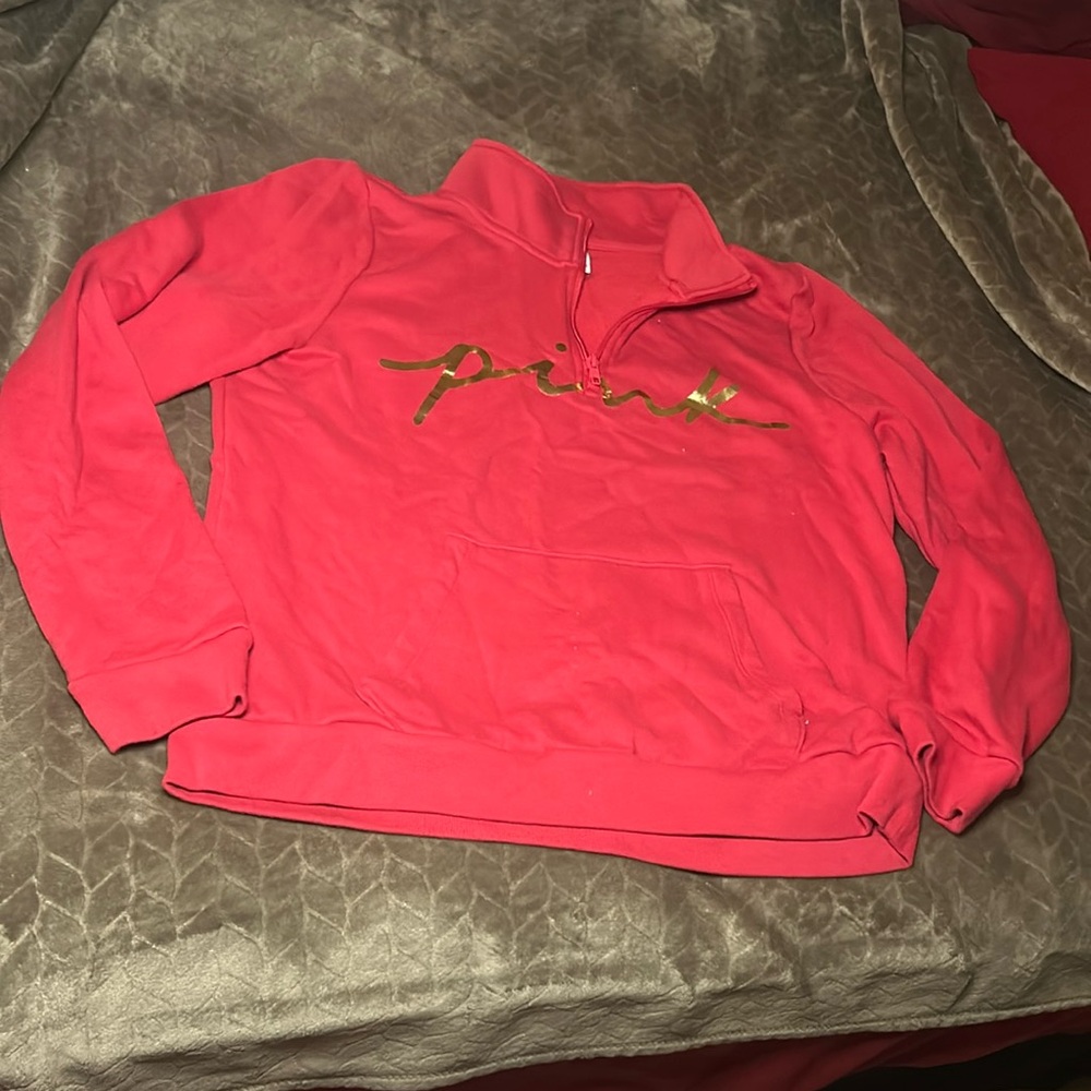 PINK Victoria’s Secret large sweat shirt red